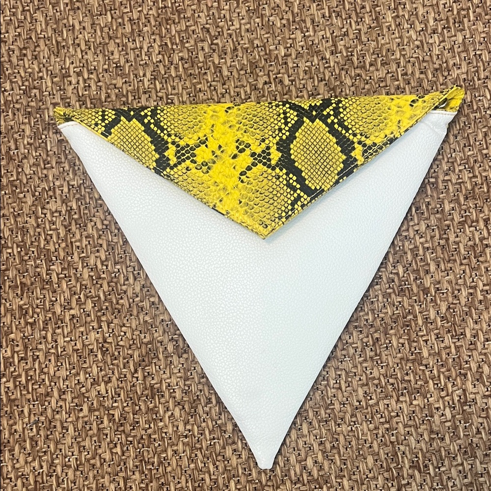 Yellow Python Clutch - image 1